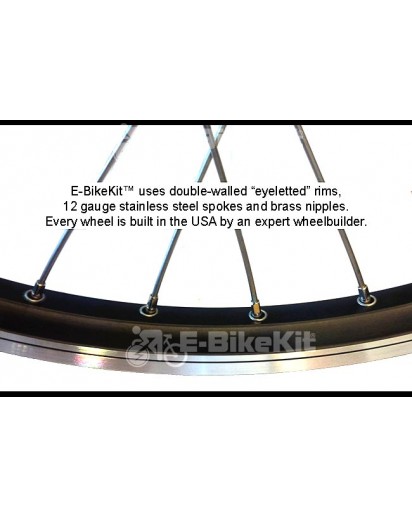 FRONT WHEEL 48V LIFEPO4 BATTERY PERFORMANCE E-BIKEKIT™ - Image 7